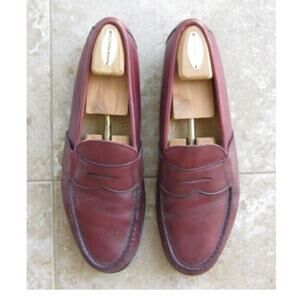 Bill Blass Vintage Leather Loafers Size 12 EUC New Outsoles